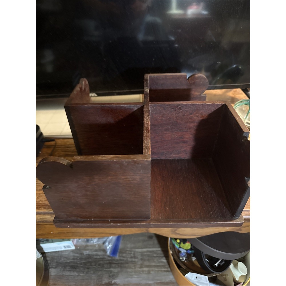 Vintage 1951 Turn Style Revolving Book Nook Mid Century Rotating Bookcase, Rare